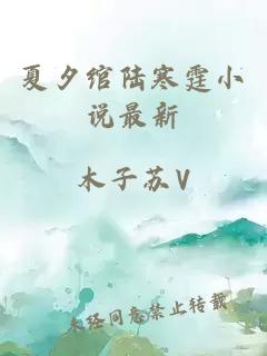 夏夕绾陆寒霆小说最新